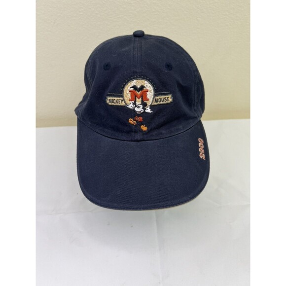 Vintage Hat Disneyland Mickey Mouse 2000 Adjustable Cap‎ Navy Blue by Goofy Hat - Picture 8 of 8